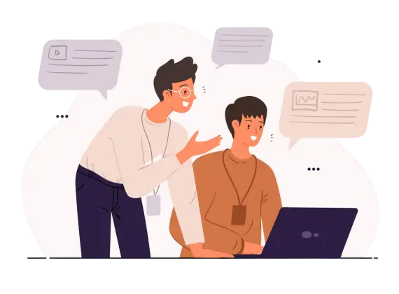 The Velora team collaborating on AI-powered web design and SaaS development.